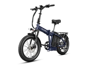Vélo électrique pliable wildeway fw11, 1680 wh, pneus 20, bleu
