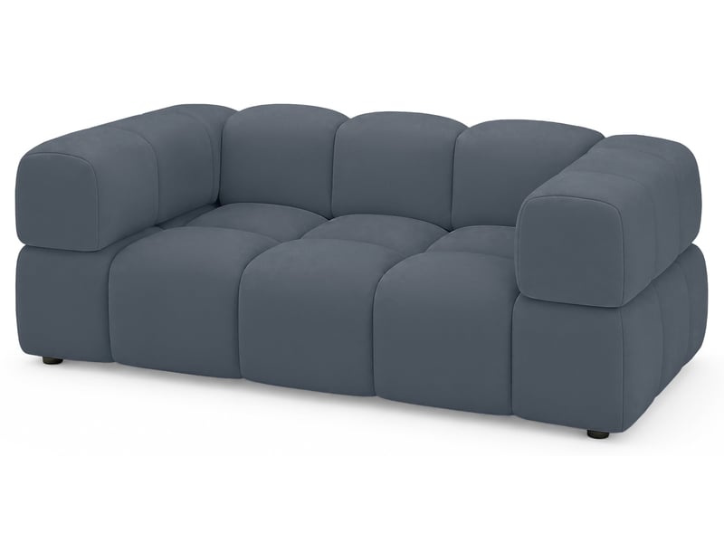  Selsey hollme - canapé - 190 cm - velours bleu clair Hollme - Conforama C