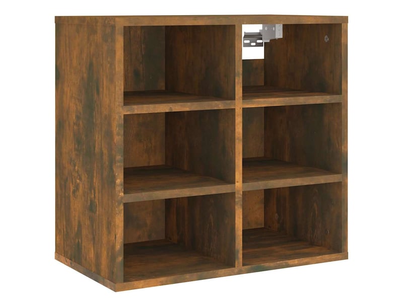  Meuble à chaussure | armoire à chaussures chêne fumé 52,5x30x50 cm  - Conforama D