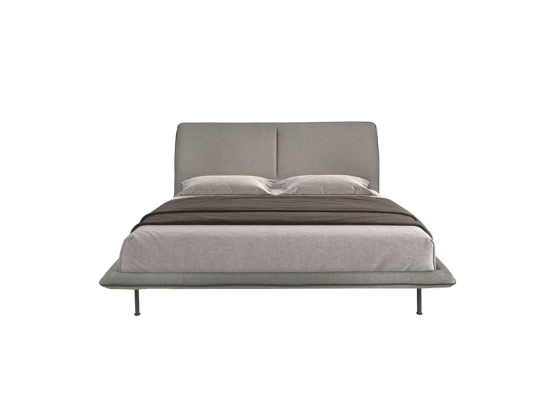  Lit en tissu gris foncé 7221 - Conforama B