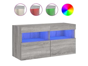 Meuble tv coloris gris 80 cm <strong></strong> <strong></strong>
