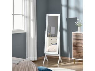 Miroir de salle de bain coloris blanc <strong></strong> <strong></strong> - 47 cm x 47 cm