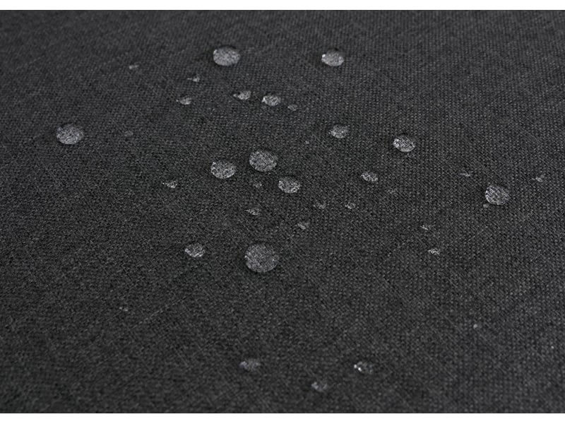  Lot de 6 chaises de salle à manger ou extérieur avec accoudoirs coussins amovibles et cordage élastique polyester anthracite et aluminium 04_0008722  - Conforama B