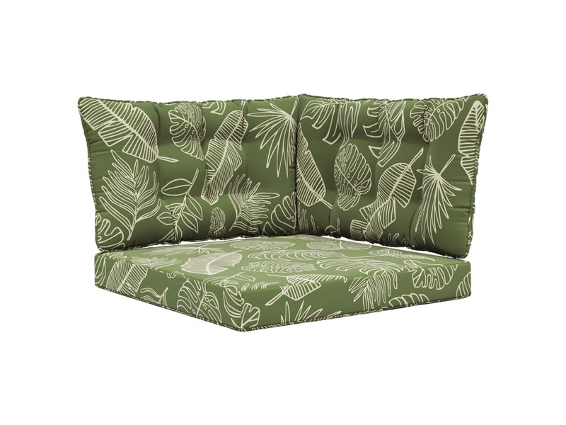  Coussin de canapé d'extérieur, coussin de chaise polyester modèle feuille cf54107  - Conforama A