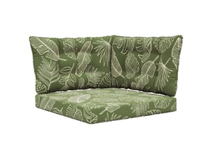 Coussin de canapé d'extérieur, coussin de chaise polyester modèle feuille cf54107