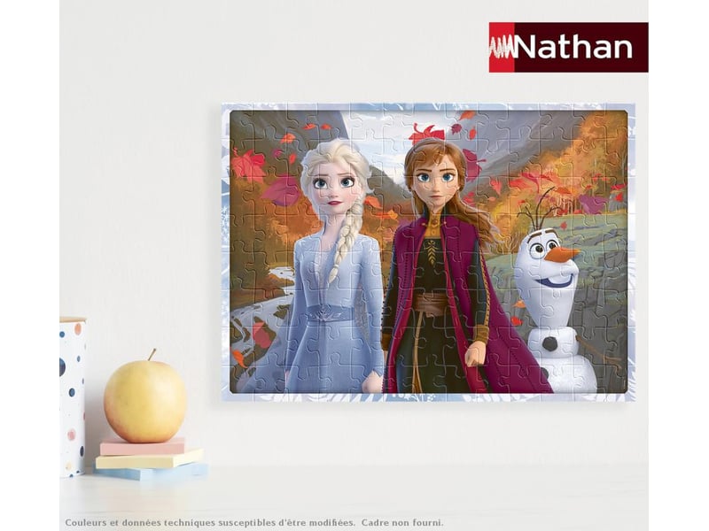 Puzzle 100 p - un monde magique disney la reine des neiges 2 86768 - Conforama E