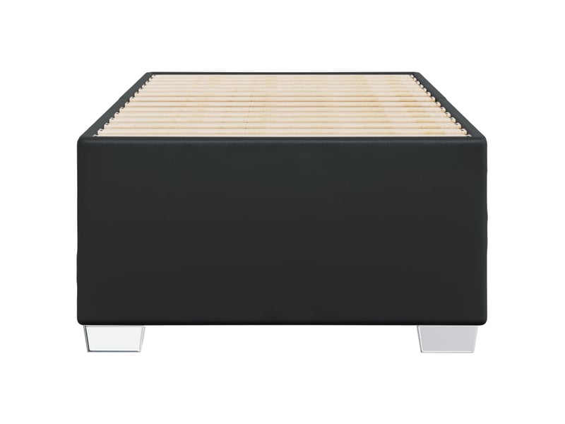  Lit simple- lit adulte -  cadre de lit sans matelas noir 90x190 cm similicuir  - Conforama C