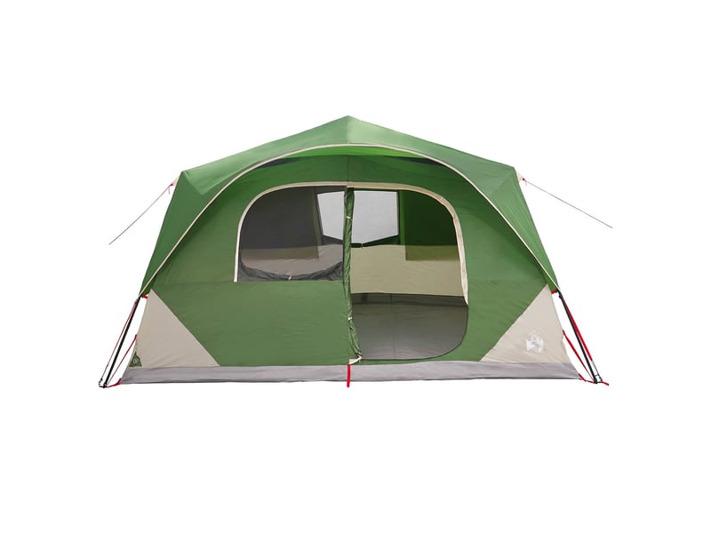 Tente instantanée, tente de camping 8 personne vert polyester et acier - Conforama D