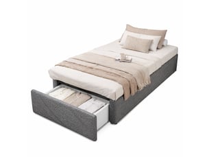 Sommier tapissier à tiroir 90x200 cm MAISENTIEL  épaisseur 31 cm  vendu avec sommier,sans matelas