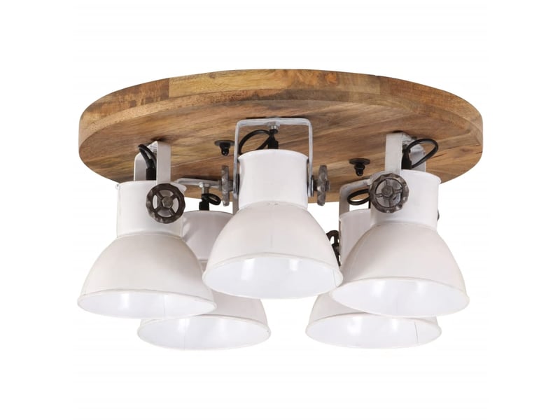  Plafonnier, lampe plafond 25 w blanc 50x50x25 cm e27  - Conforama C