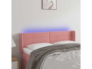 Tete de lit A poser largeur 147 cm   rose