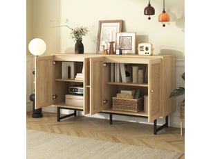 Buffet 4 porte(s) coloris naturel