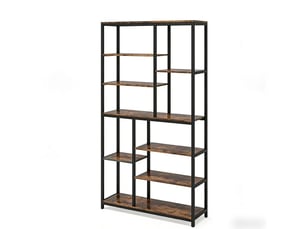 Bibliotheque coloris  bicolore 9 étagère(s) <strong>DESMIU</strong> <strong></strong> - 100 cm x 200 cm