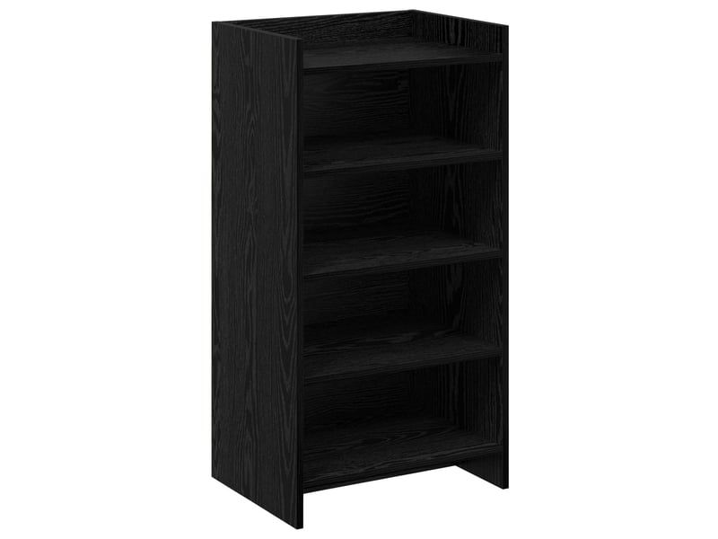  Meuble à chaussure, cabinet à chaussures avec stockage chêne noir 48x36x92 cm shl8632  - Conforama A