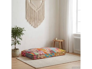 Coussin de canapé sur palette, coussin de chaise multicolore 120 x 80 x 12 cm cf54219