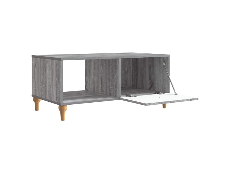 Table basse - table de salon - table à thé sonoma gris 90 x 50 x 40 cm bois d'ingénierie - Conforama D