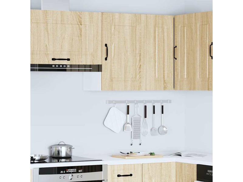  Armoire murale de cuisine kalmar chêne sonoma bois d'ingénierie shl5802  - Conforama D