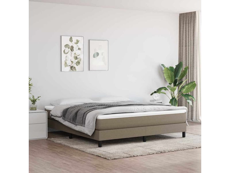  Matelas de lit à ressorts ensachés fermeté moyenne taupe 160x200x20 cm tissu  - Conforama B