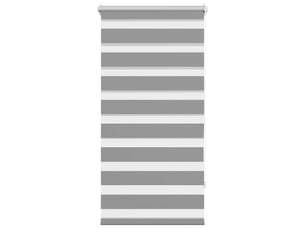 Store vénitien zebra, store de fenêtre 80,9 x 150 cm, largeur du tissu 76,7 cm, gris cf48211