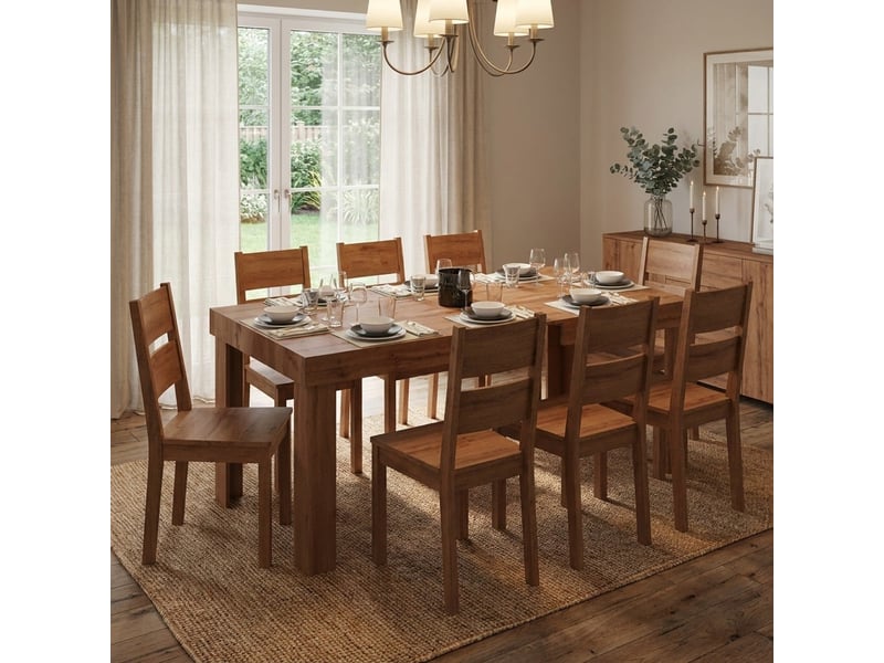 Table à manger extensible design moderne 120160200x80 oryka - Conforama D