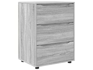 Commode 1 tiroir(s) <strong></strong> <strong></strong> coloris gris largeur 60 cm