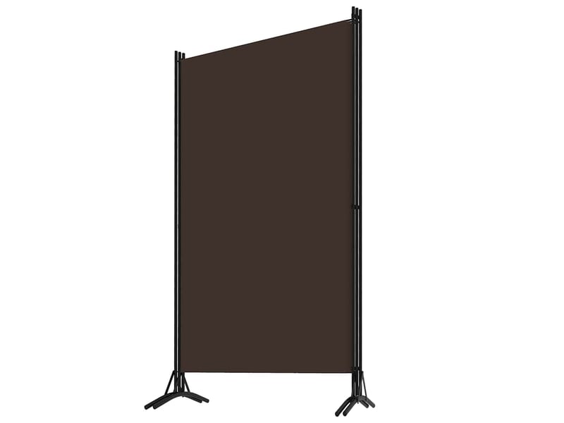  Paravent | cloison de séparation 3 panneaux marron 260x180 cm  - Conforama C