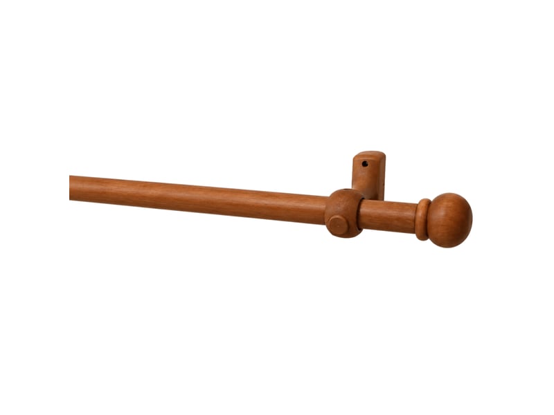  Kit tringle à rideaux en bois embouts anglais d20 mm 180 cm  - Conforama A