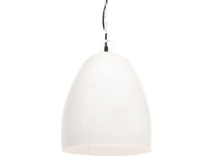 Lampe suspendue, suspension luminaire industrielle 25 w blanc rond 42 cm e27