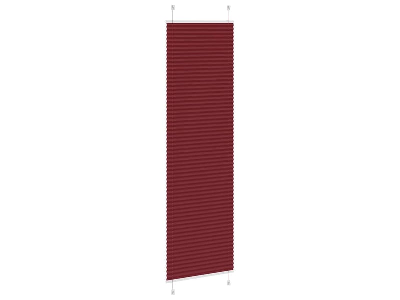Store plissé, store de fenêtre rouge bordeaux 60x200 cm largeur du tissu 59,4 cm cf47047 - Conforama D