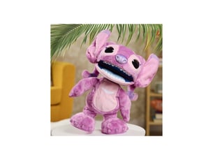 Peluche interactive angel 23 pouces rose avec 100+ sons et mouvements