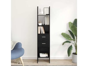 Bibliotheque coloris noir <strong></strong> <strong></strong> - 40 cm x 180 cm
