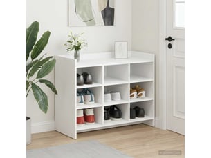 Meuble à chaussures 3 paire(s)  <strong></strong>  <strong></strong> coloris blanc