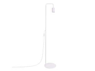 Lampadaire rayo 1 blanc aluminium moderne 160x30x30cm