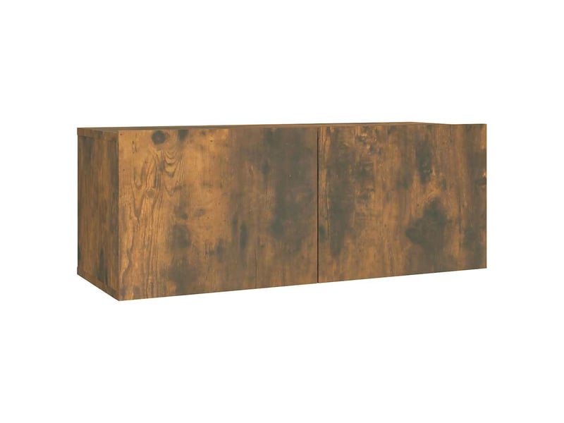  Ensemble de meubles tv 2 pcs chêne fumé bois d'ingénierie shl19008  - Conforama D