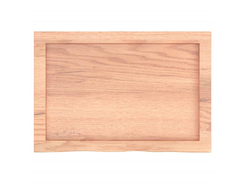  Comptoir de salle de bain, plan de travail marron 60x40x(2-6) cm bois traité cf65805  - Conforama C