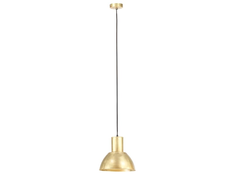  Lampe suspendue, suspension luminaire 25 w laiton rond 28,5 cm e27  - Conforama C