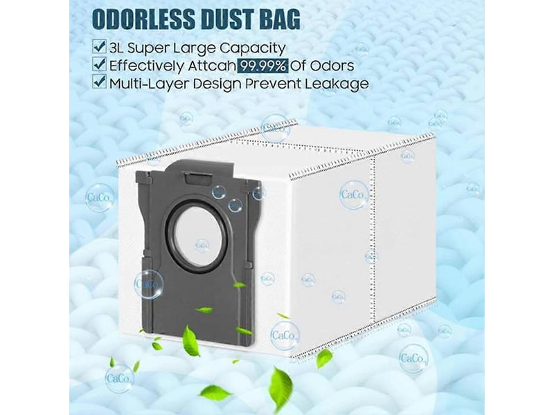  6pcs dust bag kit for dreame l10s pro ultra heat x30 ultra x30 pro vacuum cleaner replacement parts vacuum dust bag  - Conforama E