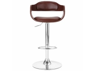 Tabouret de bar, chaise de bar marron similicuir shl55012