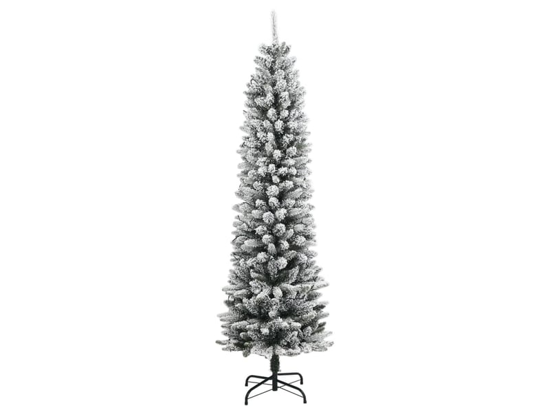 Sapin de noël, arbre de noël artificiel 300 led et neige floquée 210 cm shl7962 - Conforama C