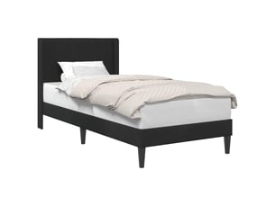 Lit simple 80x200 cm    coloris noir