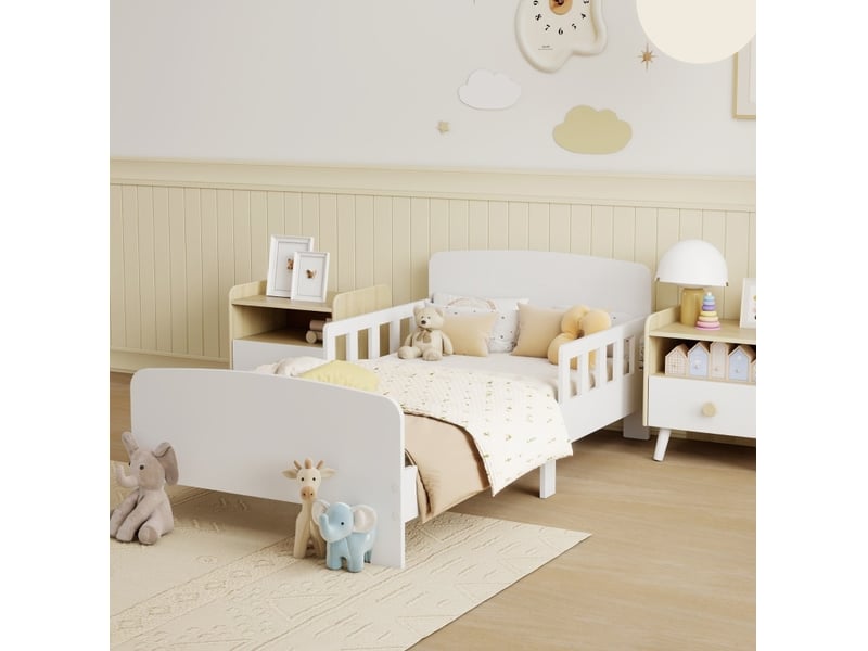  Lit enfant 70x140 à barrières de sécurité evryae  - Conforama B