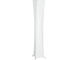 Lampadaire 25x25x129 cm 3 niveaux métal blanc