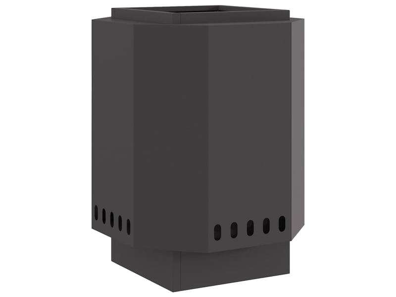  Brasero exterieur, foyer sans fumée noir 38x38x51 cm acier patiné shl93155  - Conforama A