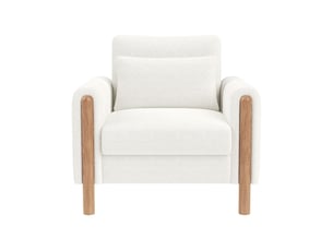 Fauteuil fixe  <strong>DZMDIP</strong> Tissu blanc