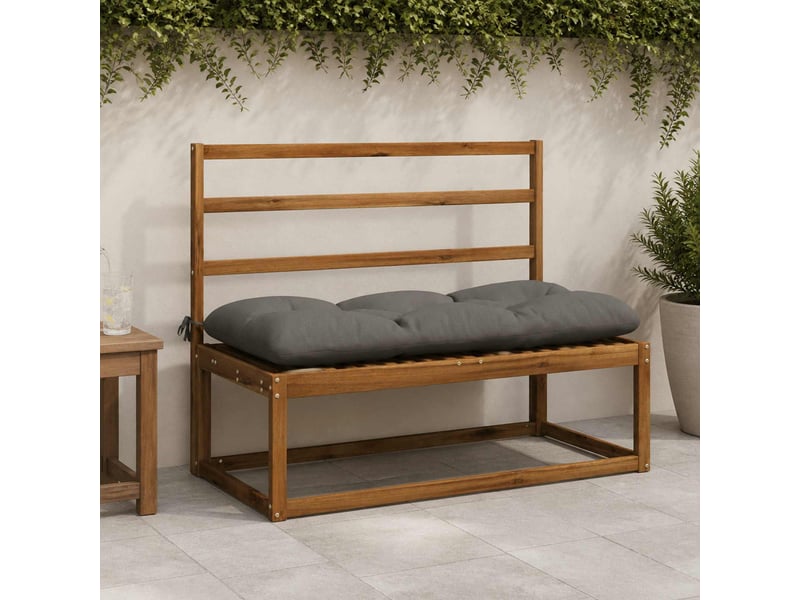 Coussin de banc, coussin d'assise, coussin de canapé vianen 100 % polyester gris 100 x 50 x 12 cm cf53972 - Conforama B