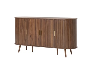 Buffet 4 porte(s) 0 tiroir(s) BIQZUYA - 150 cm coloris bois foncé