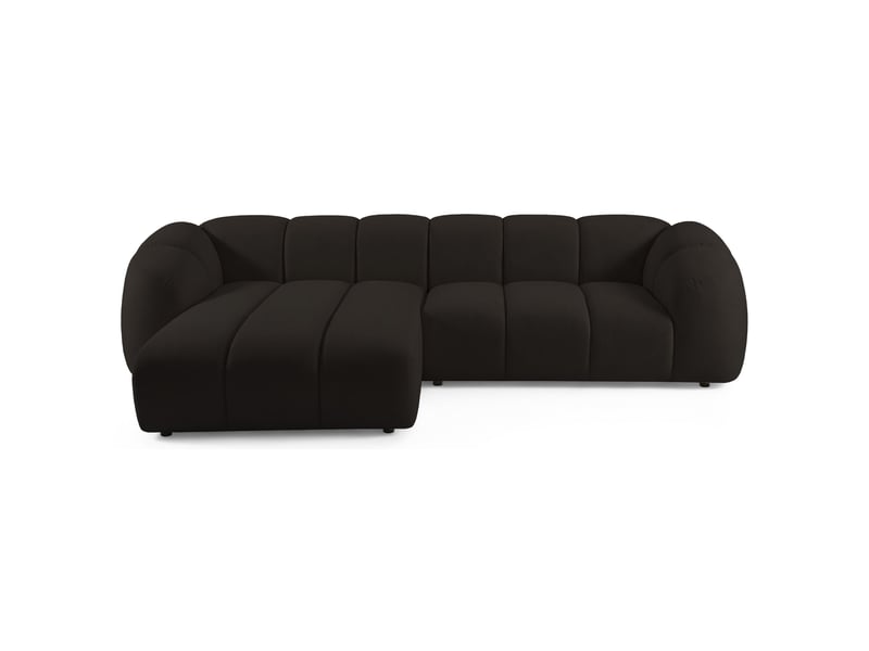  Selsey millma - canapé d'angle - 300 cm - velours marron Millma - Conforama D