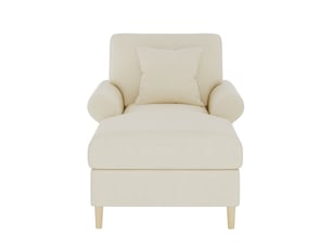 Fauteuil fixe  <strong>DZMDIP</strong> Velours beige