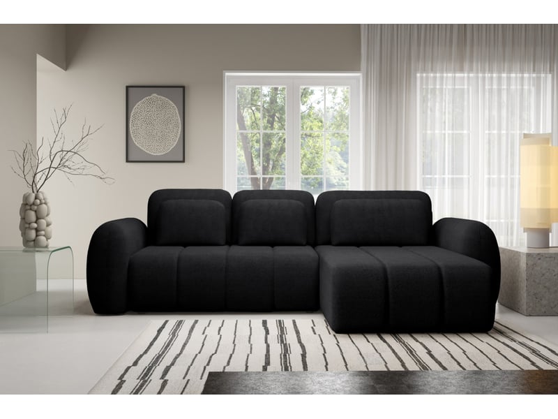  Canapé d’angle contii l premium avec fonction de couchage couleur : quelle 100  - Conforama B