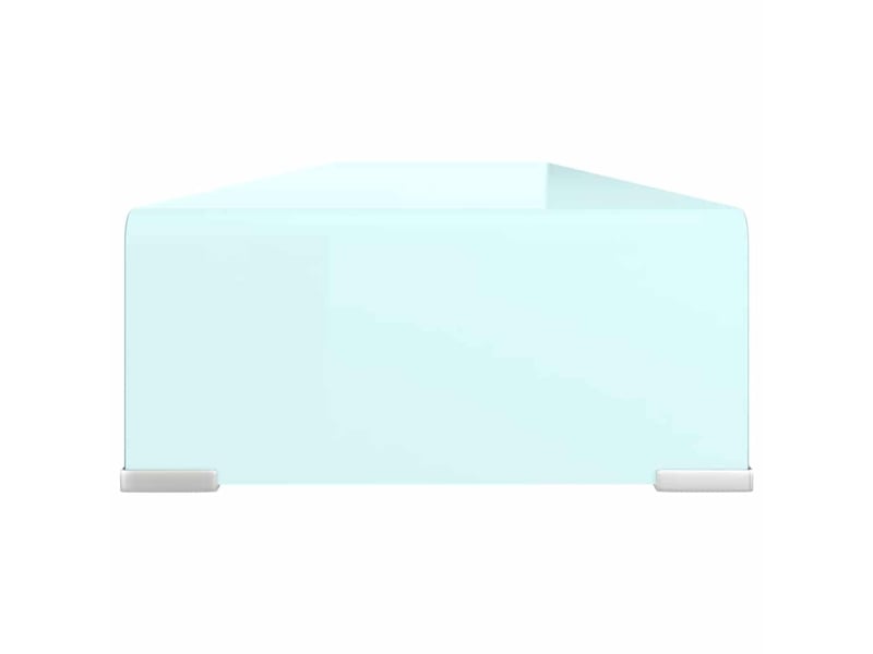  Meuble tv - banc tv - meuble de rangementsupport pour moniteur 120x30x13 cm verre vert  - Conforama D